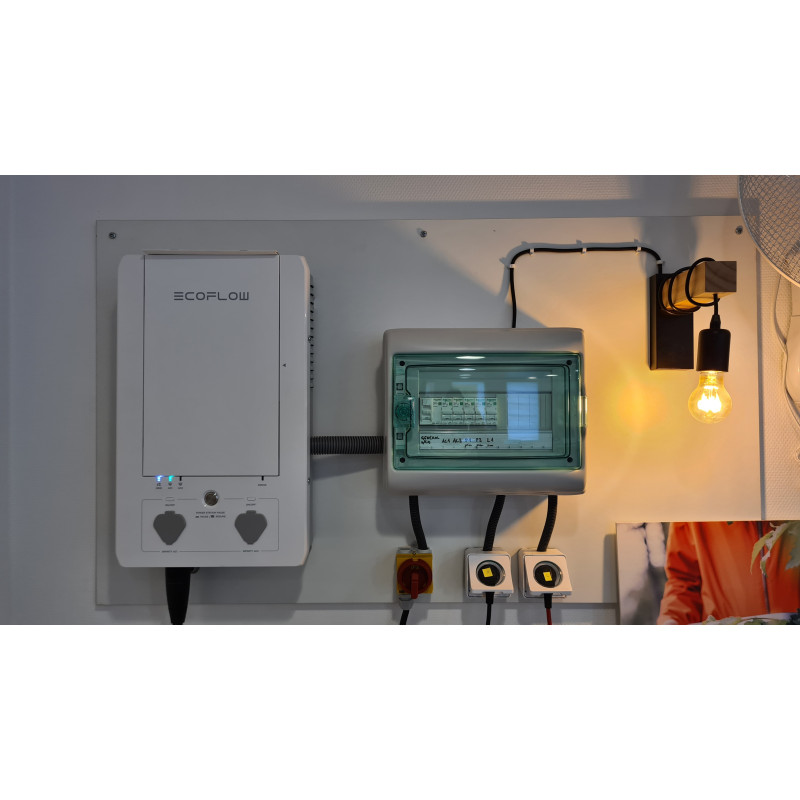 Panneau EcoFlow Smart Home - Système de batterie domestique