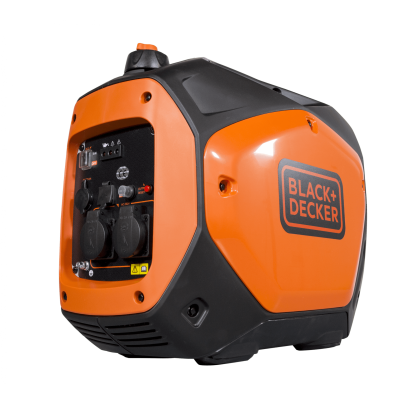 BLACK+DECKER Groupe électrogène 2,2Kw Essence 230V Inverter Insonorisé BXGNi2200E