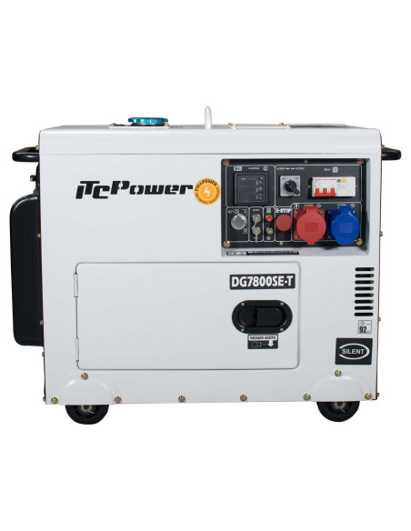 Groupe électrogène ITC POWER Full Power 8 kVA Diesel DG7800SE-T 230&400V