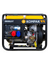 KOMPAK Groupe électrogène 6400W Diesel 230V/400V K8000LE-T