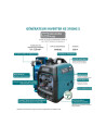 KS 3100iG S Groupe Électrogène Könner & Söhnen Inverter 230V Gas-Essence 3100W