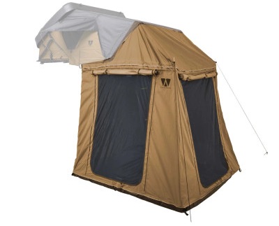 Auvent de la tente de toit Mighty Oak 160 Vickywood Camel